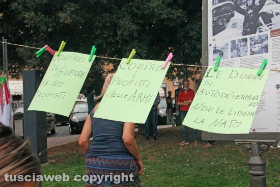 La manifestazione in piazza della Rocca a sostegno delle donne afghane