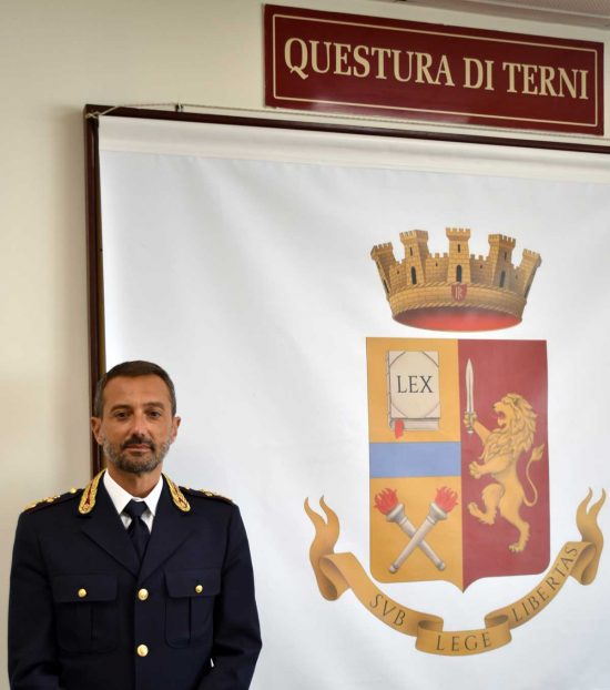 Marco Fischetto, dirigente dell'Anticrimine della questura di Terni