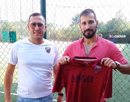 Massimo Brodi con uno dei nuovi acquisti William Fioretti