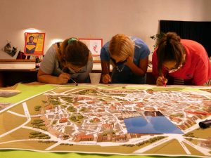 Viterbo - La realizzazione della mappa