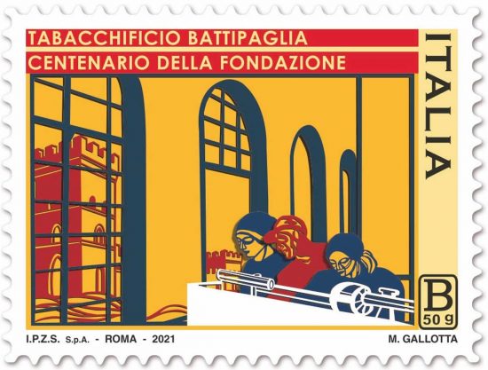 Emesso un francobollo dedicato al Tabacchificio di Battipaglia