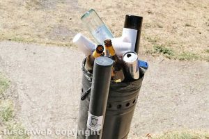 Viterbo - Incuria al parco di via Carlo Cattaneo