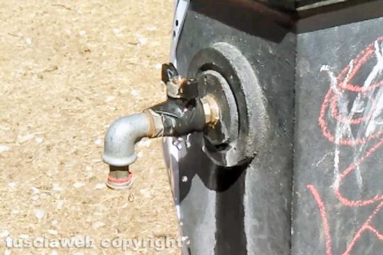 La fontana del parco delle Querce
