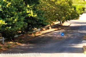 Viterbo - I lavori in via Sant'Anna