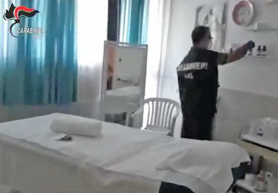 Carabinieri Nas - Controlli in centri benessere