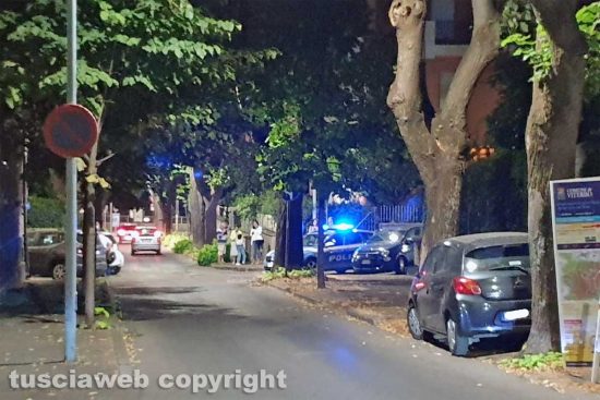 Viterbo - incidente all'incrocio di via Lorenzo da Viterbo
