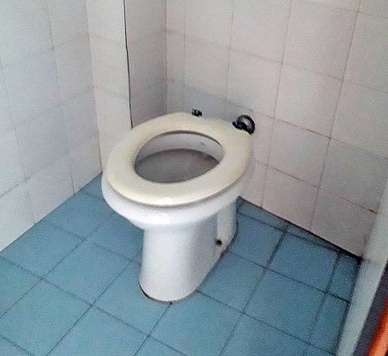 Viterbo – I bagni per turisti a palazzo dei Priori