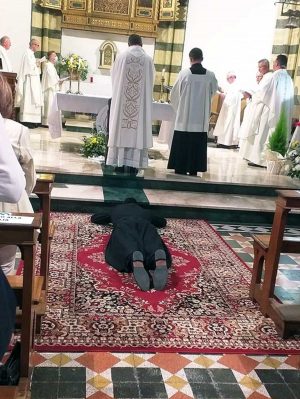 Castel Sant'Elia - La messa per i voti dei seminaristi micheliti