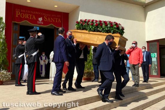 Viterbo - I funerali di Piero Sagone