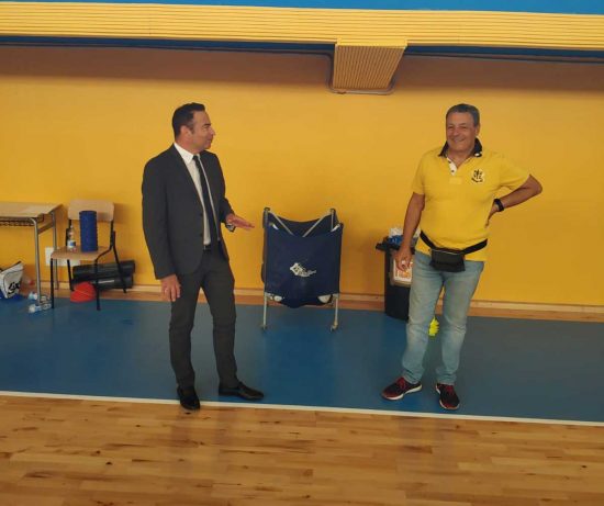 Viterbo - Nocchi e Marini alla palestra del Savi