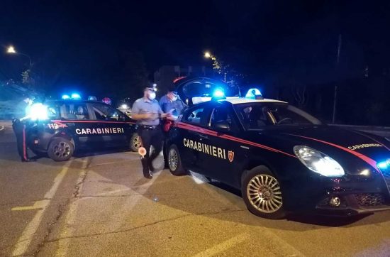 Civita Castellana - L'intervento dei carabinieri