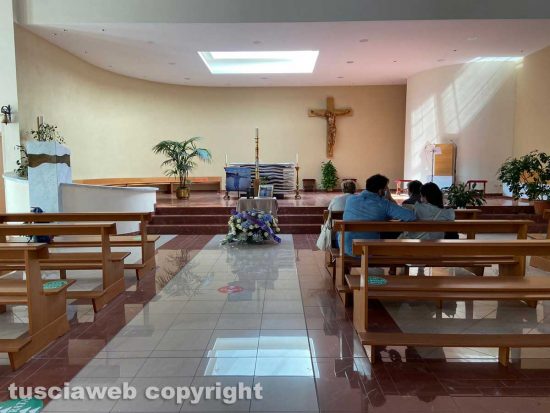 Viterbo - La veglia per Fabrizio Bianchini