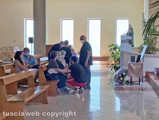 Viterbo - La veglia per Fabrizio Bianchini