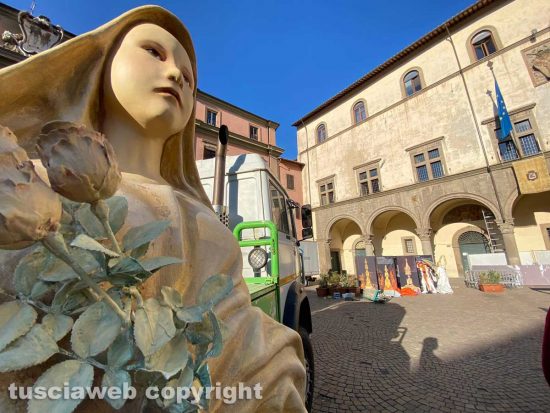 Viterbo - Santa Rosa - Lo smontaggio di Gloria