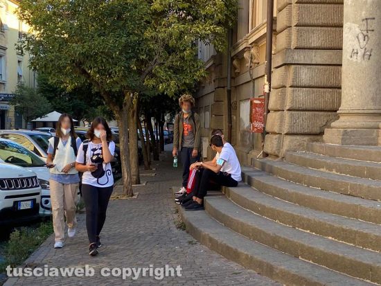 Viterbo - Liceo Buratti - Primo giorno di scuola