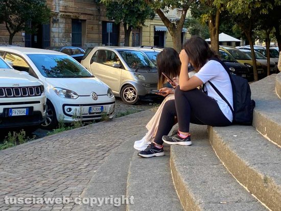 Viterbo - Liceo Buratti - Primo giorno di scuola