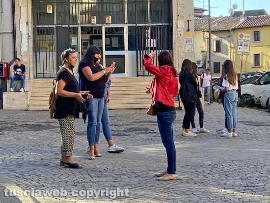 Viterbo - Liceo Buratti - Primo giorno di scuola
