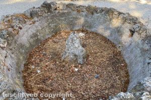 Viterbo - Incuria a Pratogiardino Lucio Battisti