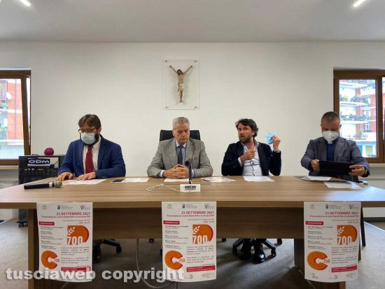 Gianpaolo Serone, Giovanni Arena, Marco De Carolis e don Emanuele Germani
