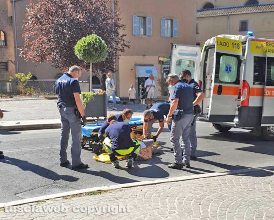 Viterbo - L'investimento al Sacrario