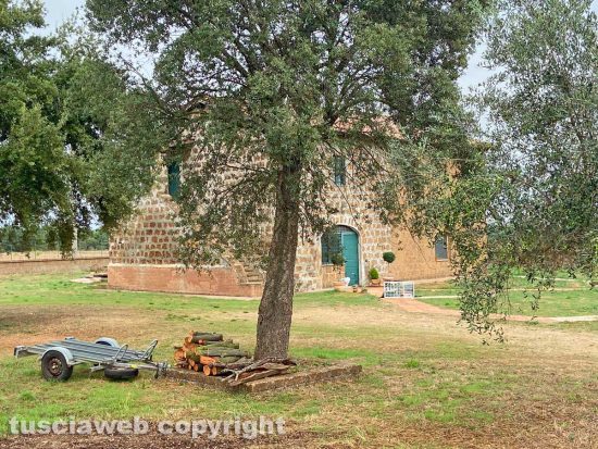 Castel Sant’Elia – Il casale dove è avvenuto il femminicidio-suicidio