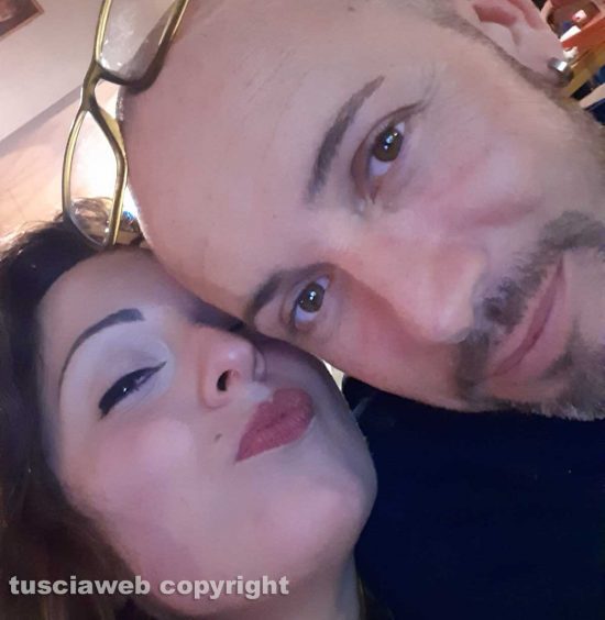 Elisa Di Francesco con il marito Luigi