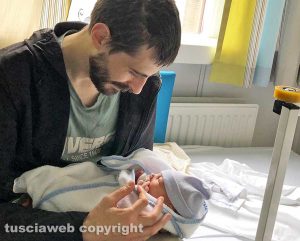 Noah Galeotti con il padre Lorenzo
