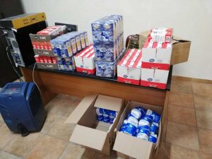 Civitavecchia - Distribuzione cibo a famiglie in difficoltà dall'Ordine di Malta