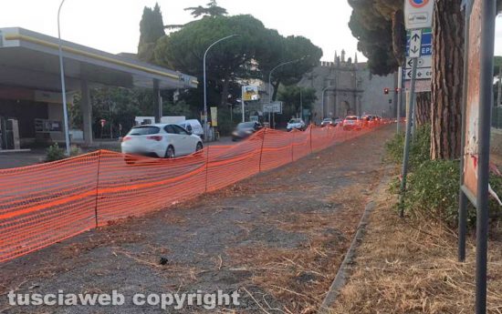 Viterbo - Cantiere a Porta Romana