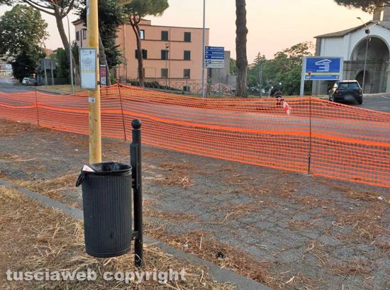 Viterbo - Cantiere a Porta Romana