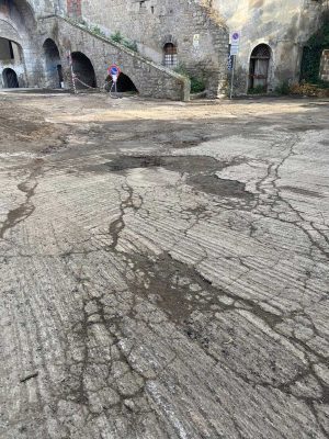 Viterbo - Largo Grandori prima degli interventi 