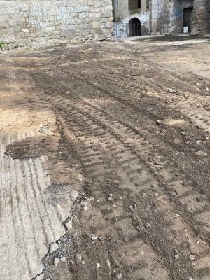 Viterbo - Largo Grandori prima degli interventi 