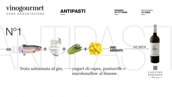 Viterbo - "VinoGourmet": cena con degustazione al ristorante Le Onde