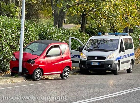 Viterbo - Incidente in via San Paolo