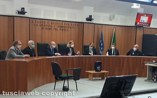 Tribunale - I saluti della presidente Maria Rosaria Covelli