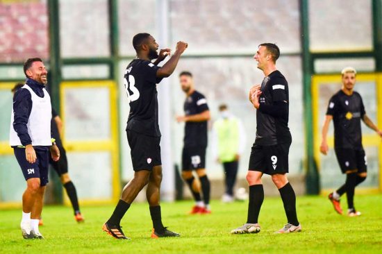 Sport - Calcio - Monterosi - L'esultanza dei biancorossi