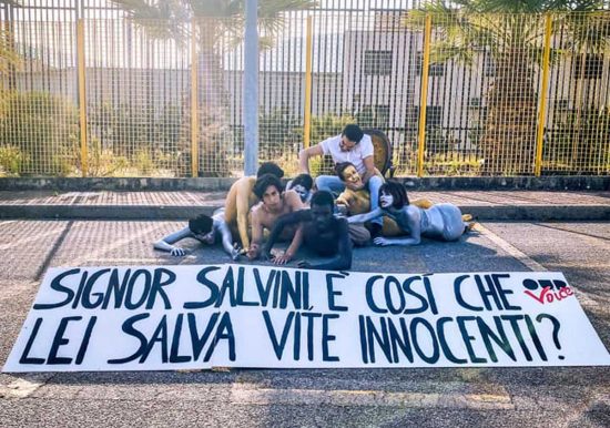 Palermo - Il flash mobile di Our Voice