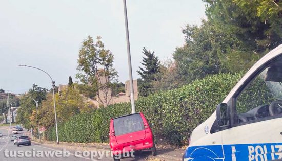 Viterbo - Incidente in via San Paolo