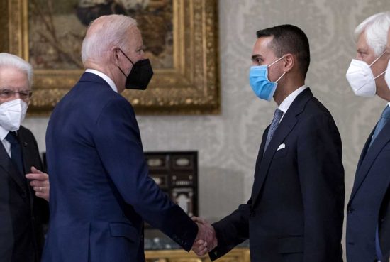 Joe Biden e Luigi Di Maio
