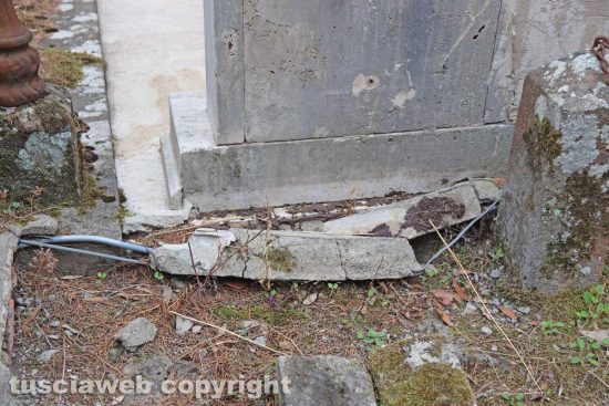 Viterbo - La parte vecchia del cimitero San Lazzaro 