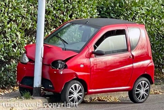 Viterbo - Incidente in via San Paolo