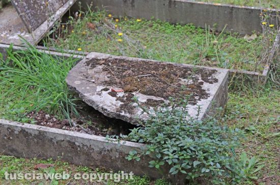 Viterbo - La parte vecchia del cimitero San Lazzaro 