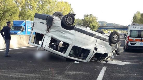 Mortale tra Orte e Magliano Sabina