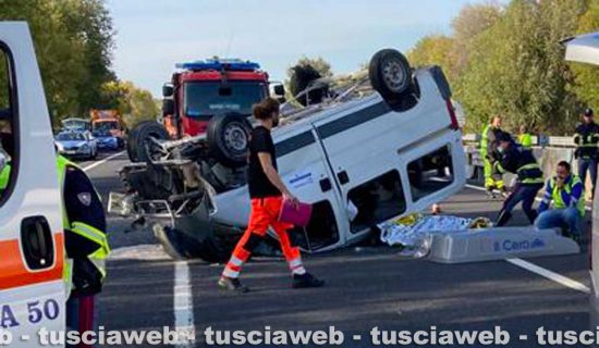 Mortale tra Orte e Magliano Sabina