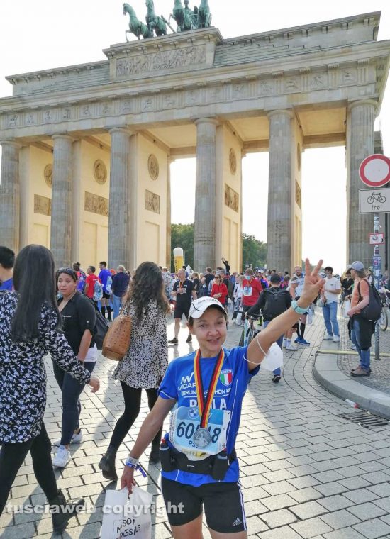 Berlino - Paola Truglio alla maratona di Berlino