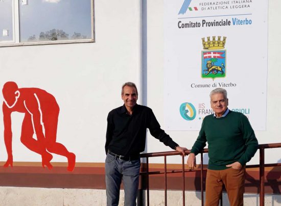 Viterbo - Inaugurato il murales realizzato dai ragazzi dell'Orioli