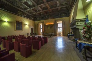 Viterbo - Palazzo Doria Pamphilj - La sala Donna Olimpia