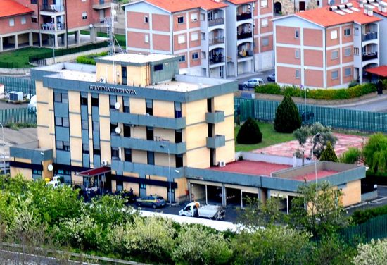 La guardia di finanza di Tarquinia