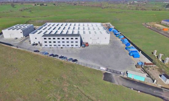 L'impianto della Dm srl a Viterbo 