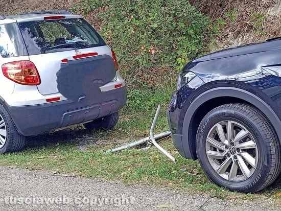 Viterbo - Parcheggio selvaggio a Sant'Angelo